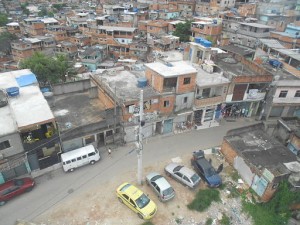 Luftbild Favela Rio