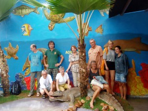 Gruppenbild im Aquarium von Natal