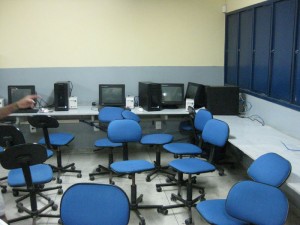 Bild eines Computerraums