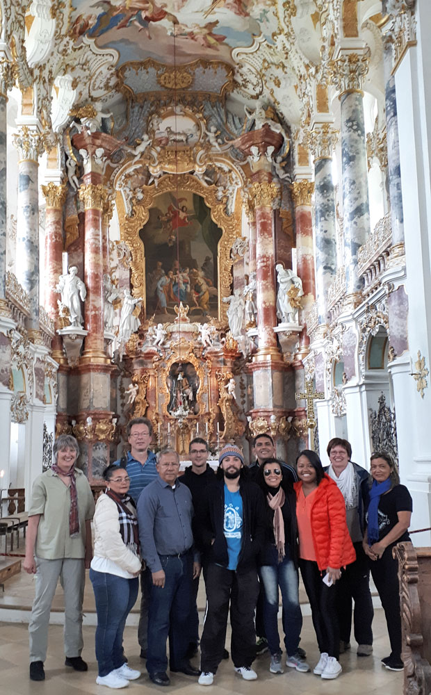 Besuch in der Wieskirche © I. Watzlawek / FrKr ML