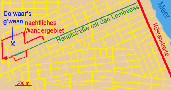 Plan des Viertels in Paulista