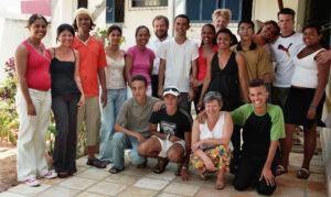 Besucher in Mãe Luiza