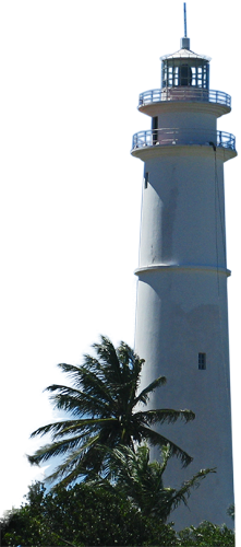 Der Leuchtturm von Natal auf den Dünen Mãe Luizas (© Gerd Klose / FrKr ML)