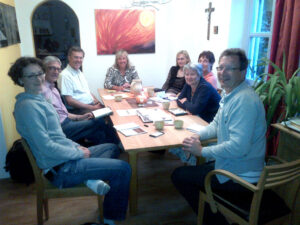 Das Kernteam bei der Arbeit