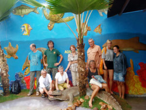 Gruppenbild im Aquarium von Natal