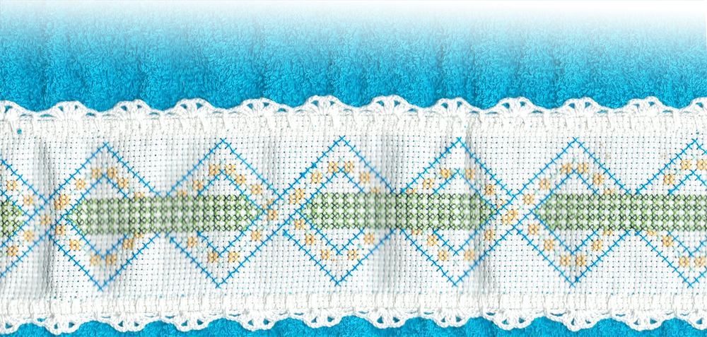 Handtuchverzierung aus der Produktion © G. Prantl / FrKr ML